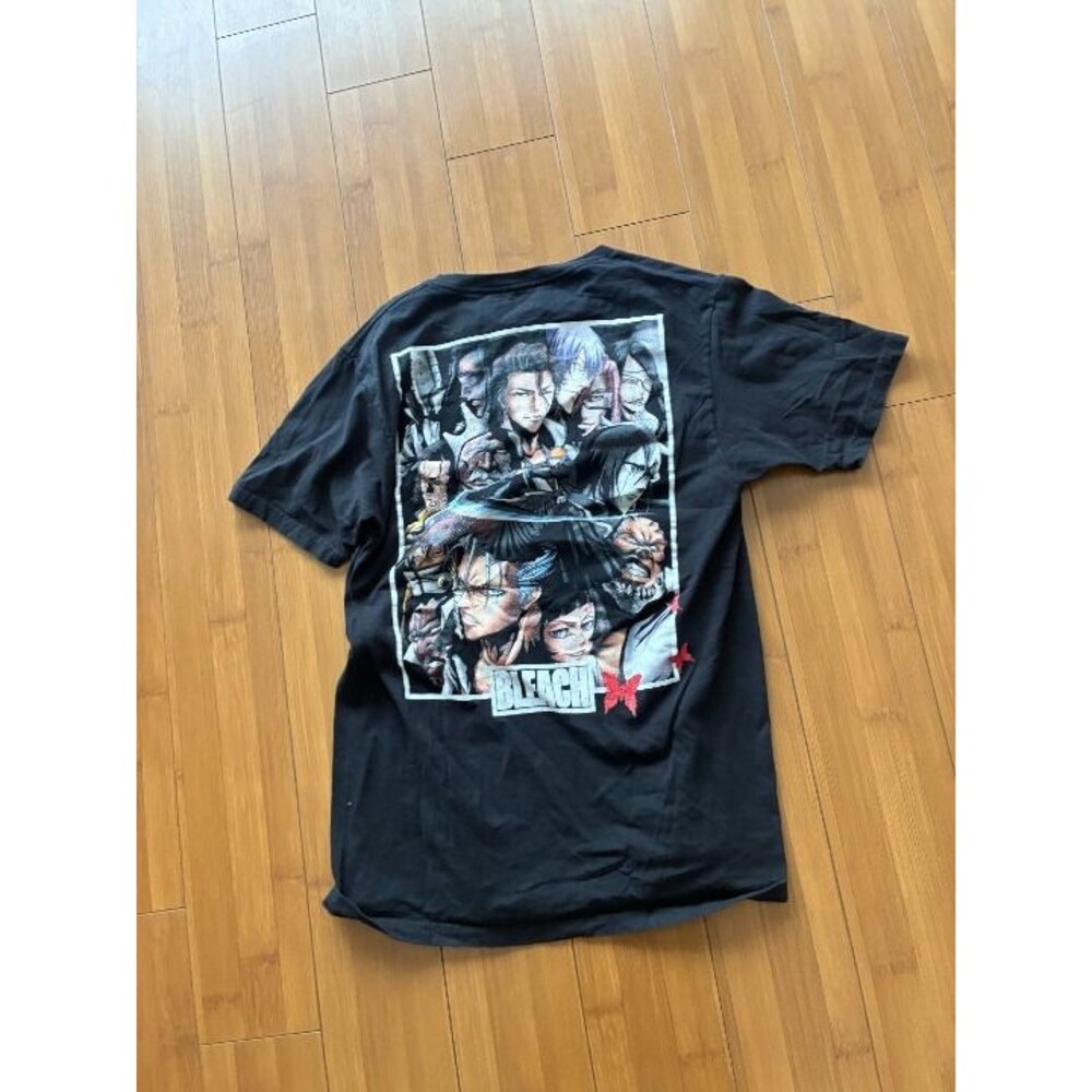 Bleach Men's Arrancar Arc Group Double-Sided Adult Anime Short Sleeve Tee Small